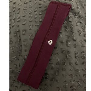 Lululemon Maroon Headband